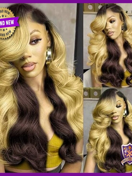 13x6 HD Lace Front Wig Human Hair 200% Density Body Wave Pre Plucked 20 Inch main image 6